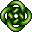 Green Celtic Friendship Knot