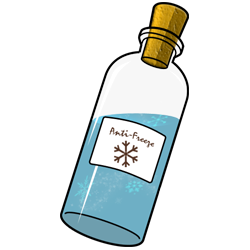 A dose of anti-freeze potion, suitable for removing the frozen status effect.
