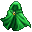 Green Enchanted Silk Cloak