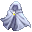 White Enchanted Silk Cloak